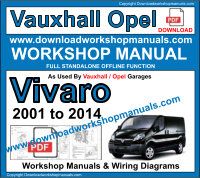 Vauxhall Vivaro service repair workshop manual download